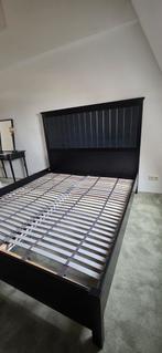 IKEA bedframe, Huis en Inrichting, Zwart, Tweepersoons, Ophalen of Verzenden, Zo goed als nieuw