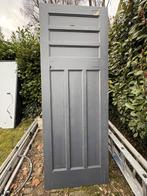 Houten paneeldeur - jaren 30, Doe-het-zelf en Verbouw, Deuren en Horren, Ophalen, Gebruikt, Minder dan 80 cm, Binnendeur