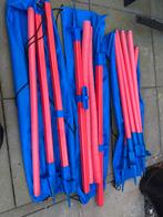 Honden agility set slalom springstok, springring verstelbaar, Ophalen of Verzenden, Zo goed als nieuw