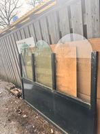 Terrasscherm met glaspanelen, Tuin en Terras, Tuinschermen, Ophalen, Gebruikt, 100 tot 150 cm, 150 tot 200 cm