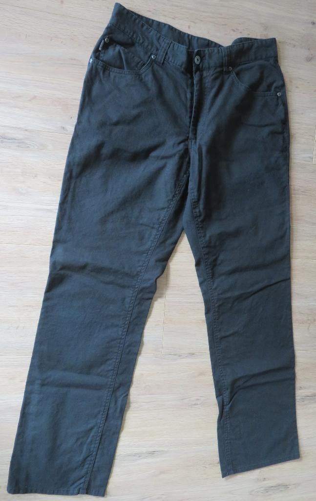 Broek heren Zwart Angelo Litrico maat 34/32, Ophalen of Verzenden, Gedragen, Maat 52/54 (L), Zwart