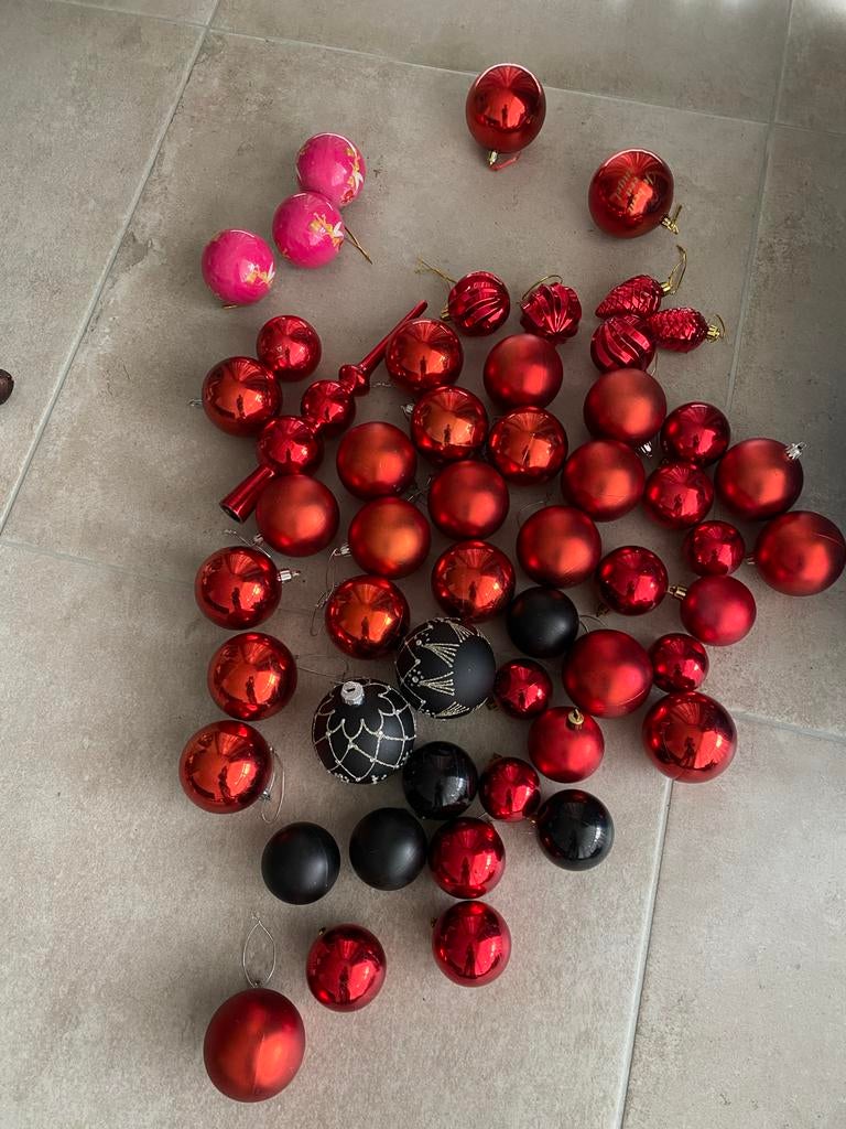 Kerstballen, Ophalen of Verzenden, Gebruikt
