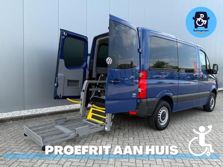 Volkswagen Crafter Rolstoelbus Airco (DEMO) 5900 km!, Auto's, Bestelauto's, Bedrijf, Te koop, Aangepast voor mindervaliden, ABS