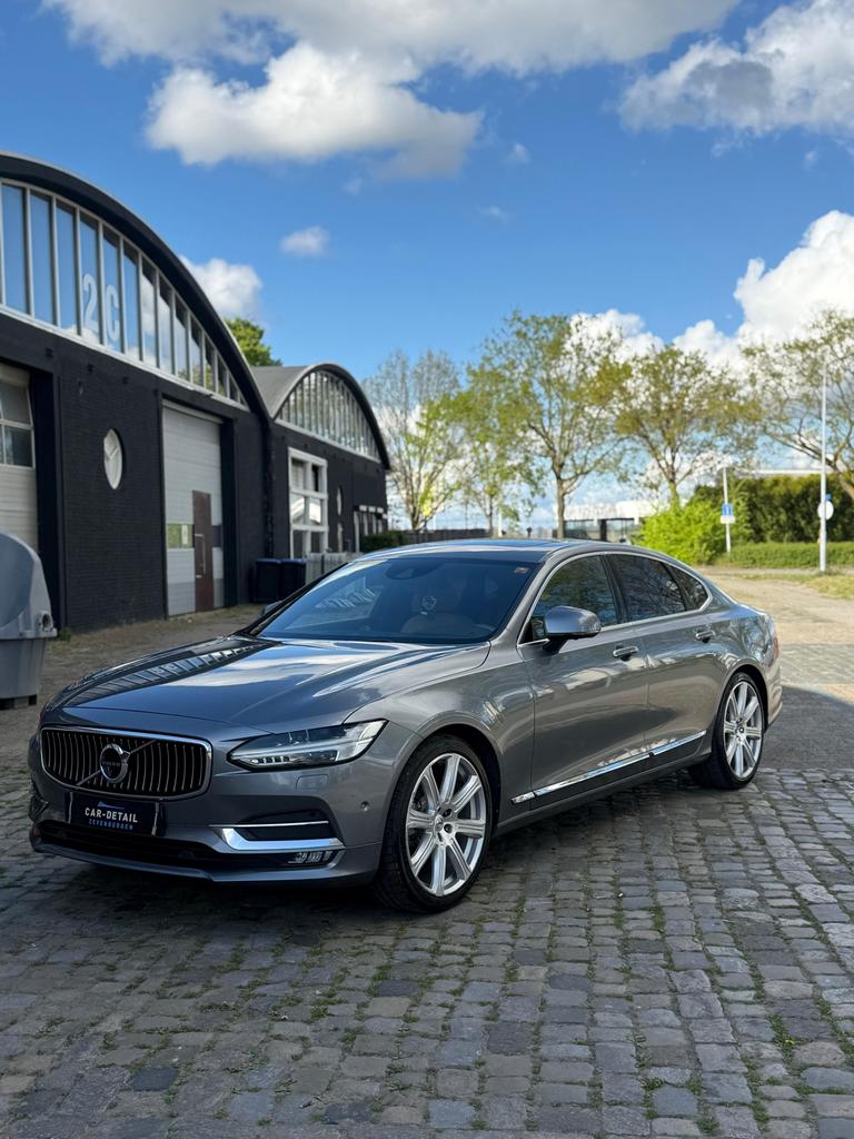 Volvo S90 D4 140KW Aut8 2016 Grijs, Auto's, Volvo, Particulier, S90, Diesel, B, Sedan, Automaat, Origineel Nederlands, Zilver of Grijs
