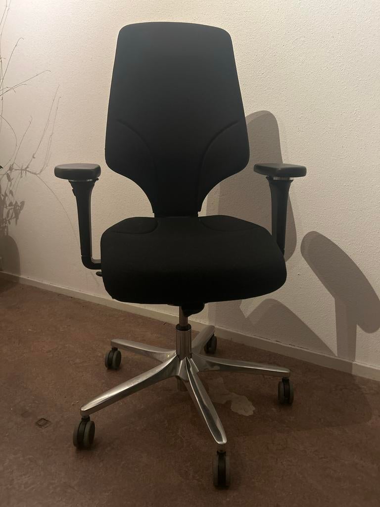 Nieuwe Giroflex 64 Bureaustoel - Ergonomisch Zwart, Huis en Inrichting, Bureaustoelen, Ophalen, Zwart, Nieuw, Bureaustoel