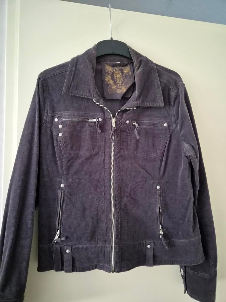 Rib jasje maat 42 nieuw, Ophalen of Verzenden, Nieuw, Maat 42/44 (L), Grijs