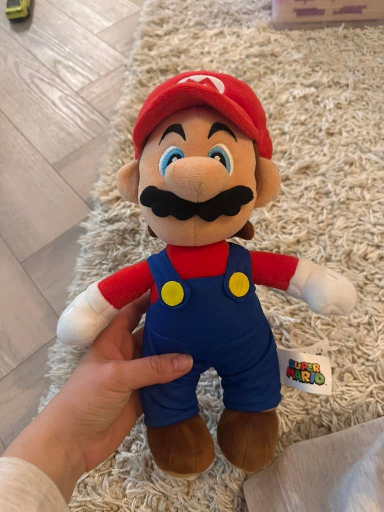 Mario knuffel, Kinderen en Baby's, Speelgoed | Knuffels en Pluche, Overige merken, Overige typen, Nieuw, Ophalen of Verzenden