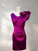 Karen Millen Pink Satin Cocktail Dress Size S, Kleding | Dames, Ophalen of Verzenden, Zo goed als nieuw, Roze