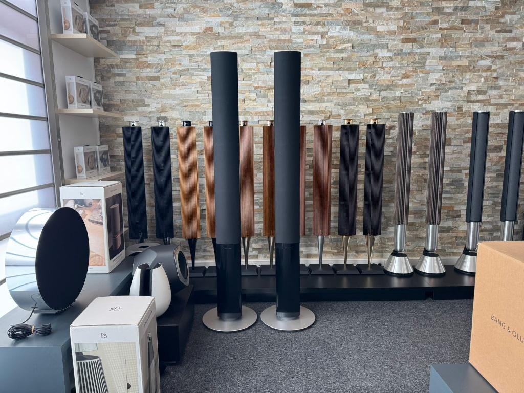 Beolab 1 luidsprekers | Piano Black | B&O Bang en Olufsen, Gebruikt, Info@bang-olufsen.dk, 120 watt of meer, Bang & Olufsen Alle 1 / DK-7600 Struer / Denmark