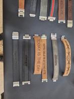 Nieuwe lederen armbanden 38 stuks. Merk Dacaya., Ophalen, Nieuw, Bruin, Leer