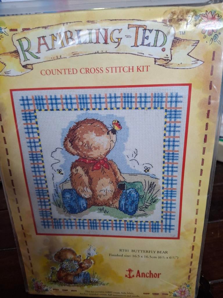 Beer - butterfly bear, Ophalen of Verzenden, Nieuw, Borduurpakket