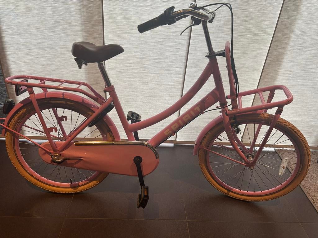 Roze Spirit Kinderfiets 20 inch, Ophalen, Gebruikt, 20 inch of meer