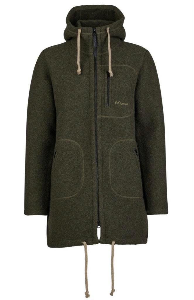 Mufflon W300 Patrick heren parka, 100% merino wol, M, Ophalen of Verzenden, Nieuw, Maat 48/50 (M), Groen