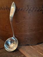 Zilveren Nederlandse puntfilet sauslepel / juslepel 835 1935, Antiek en Kunst, Antiek | Bestek, Ophalen of Verzenden