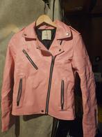 Imimitatieleren jasje roze en plissé rokje  mt 36, Ophalen of Verzenden, Zo goed als nieuw