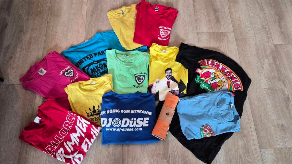 11 stuks T-shirts Mallorca (o.a. Megapark), Verzenden, Maat 56/58 (XL), Overige kleuren