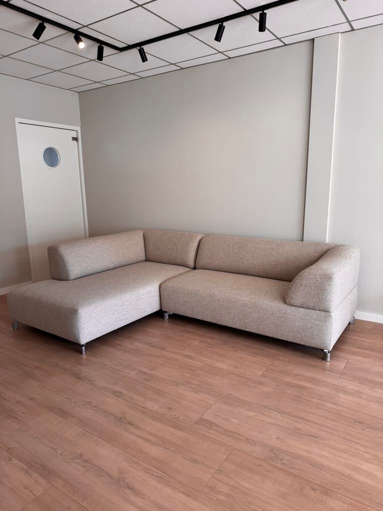 Leolux Faya Lobi Hoekbank - De Ploeg Monza, Ophalen of Verzenden, Nieuw, Stof, Modern design
