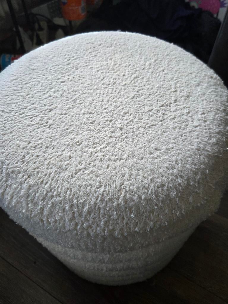 Teddy poef, Ophalen, Minder dan 50 cm, Rond, Minder dan 50 cm