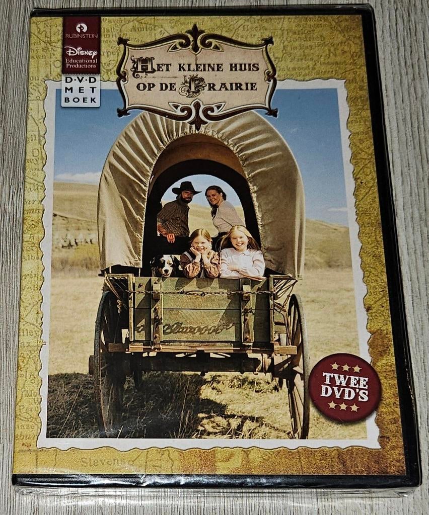 Het Kleine Huis op de Prairie - DVD met Boek (2 DVD's), Vanaf 6 jaar, Ophalen of Verzenden, Nieuw in verpakking, Boxset