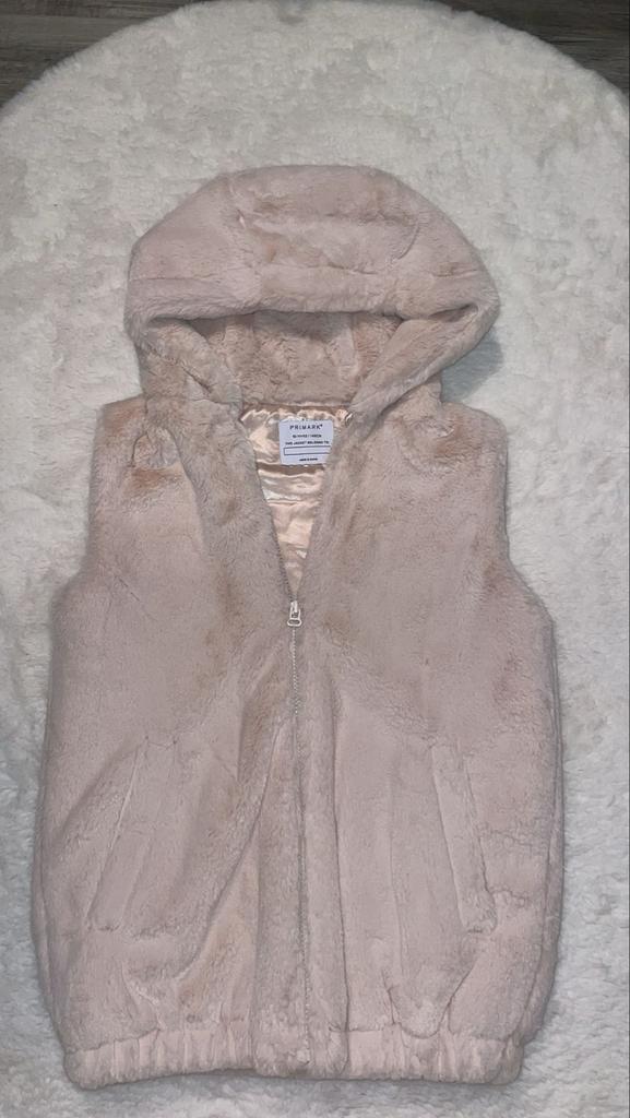 Primark Bodywarmer met Capuchon, Kleding | Dames, Bodywarmers, Zo goed als nieuw, Beige, Ophalen