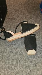 Nieuwe zwarte espadrilles met enkelbandje - Maat 38, Kleding | Dames, Schoenen, Zwart, Nieuw, Ophalen of Verzenden, Espadrilles of Moccasins