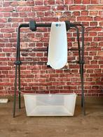 Stokke Flexi bath baby badje met standaard en newborn inzet, Ophalen, Zo goed als nieuw, Wit