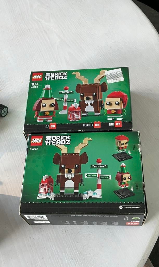 LEGO BrickHeadz - 40353- Rendier met Kerst Elven, Kinderen en Baby's, Speelgoed | Duplo en Lego, Ophalen of Verzenden, Zo goed als nieuw