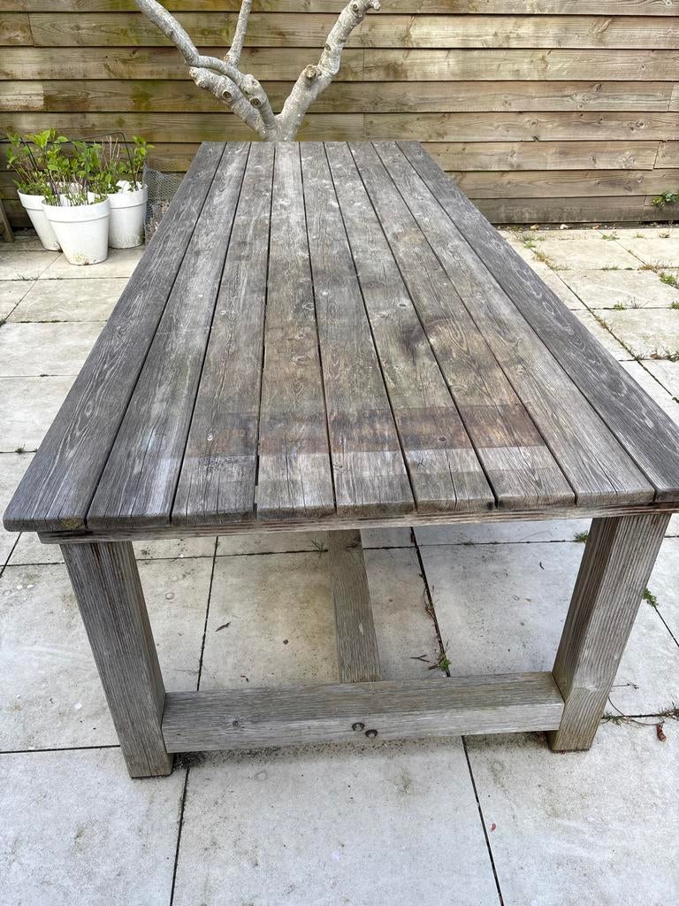 Houten tuintafel van Van Mourik, Ophalen, Gebruikt, Rechthoekig, Hout