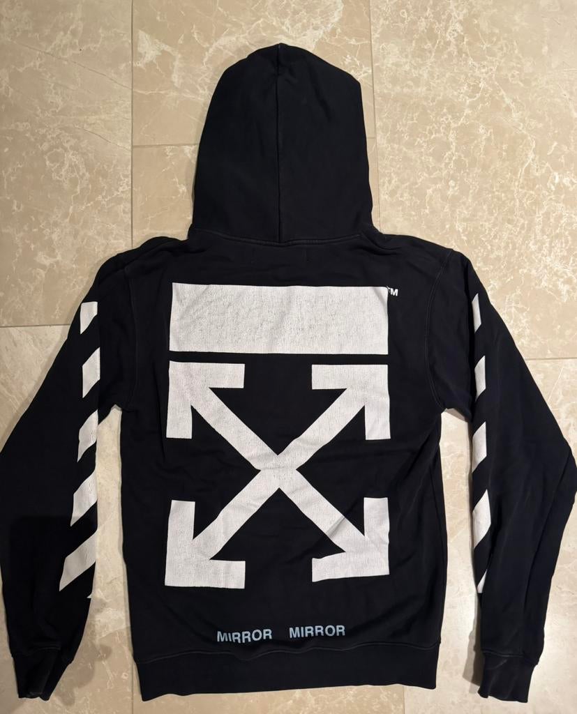 Off-White Virgil Abloh Hoodie, Kleding | Heren, Truien en Vesten, Zo goed als nieuw, Maat 48/50 (M), Zwart, Ophalen of Verzenden