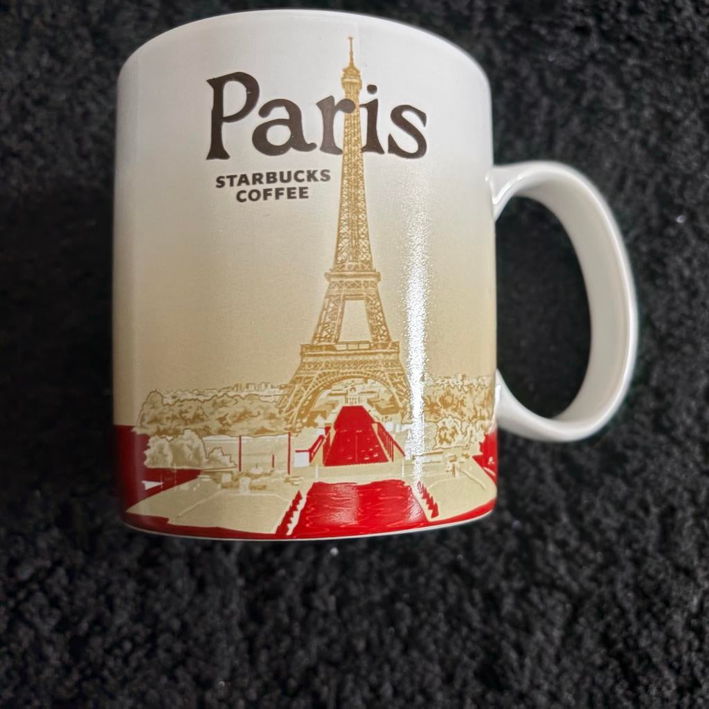 Starbucks Paris Mok - Limited Edition, Overige typen, Ophalen of Verzenden, Zo goed als nieuw, Steen/keramiek