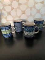 Bunzlau 4 bekers geen beschadigingen., Keramiek, Ophalen of Verzenden, Zo goed als nieuw, Overige stijlen