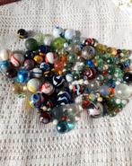 Verzameling grote oude vintage glazen knikkers glas marbles, Ophalen of Verzenden, Gebruikt