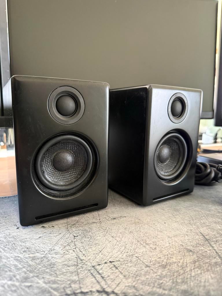 Audioengine 2 Model A2 speakers (defect), Audio, Tv en Foto, Luidsprekers, Niet werkend, Front, Rear of Stereo speakers, Overige merken