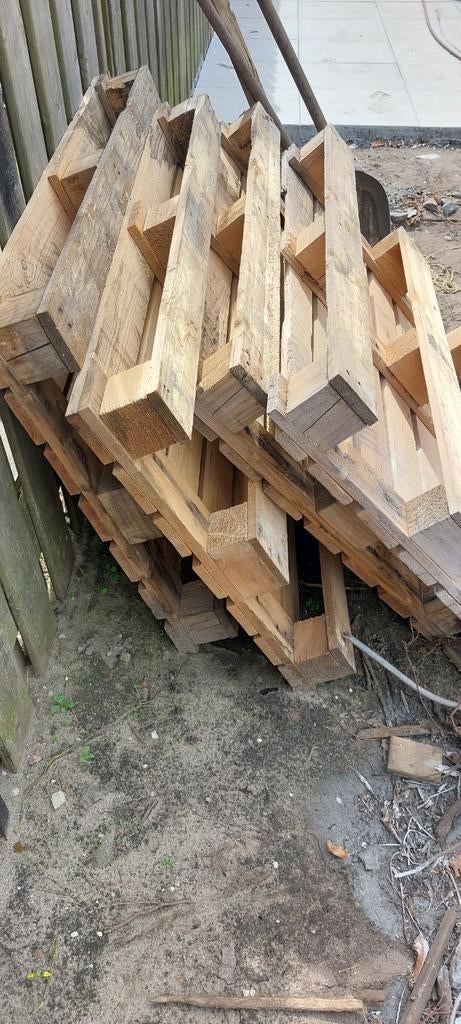 Gratis 4 pallets af te halen, Tuin en Terras, Haardhout, Minder dan 3 m³, Ophalen