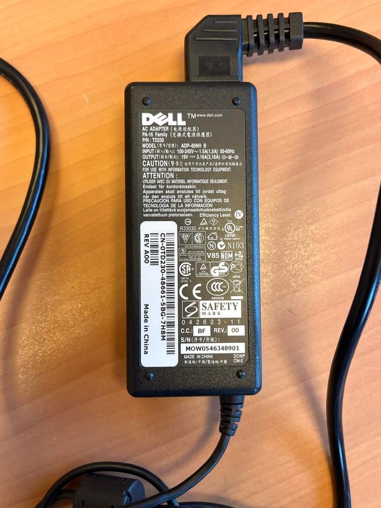 Dell laptop oplader, Ophalen of Verzenden, Gebruikt