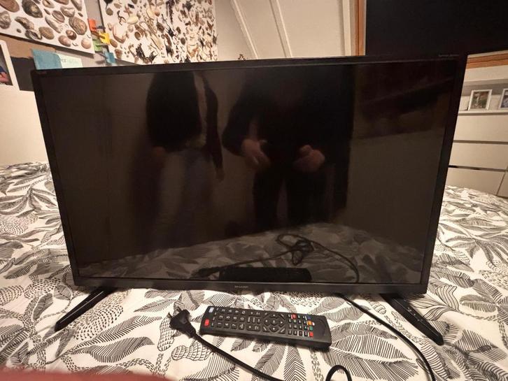 Sharp 32" LED TV - Goed Onderhouden, Audio, Tv en Foto, Televisies, Gebruikt, LED, 40 tot 60 cm, HD Ready (720p), Sharp, 50 Hz