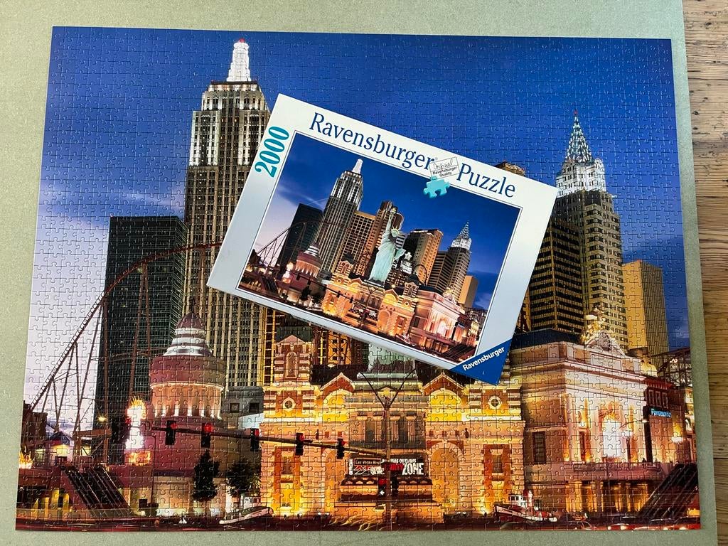 Ravensburger Legpuzzel 2000 stukjes Las Vegas, Hobby en Vrije tijd, Denksport en Puzzels, Ophalen of Verzenden, Meer dan 1500 stukjes