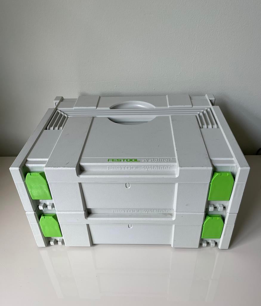 2 Festool systainers oud model, Ophalen of Verzenden, Zo goed als nieuw