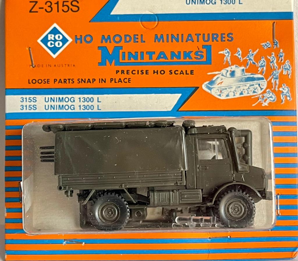 Roco Minitanks 315S: Unimog 1300 L, Ophalen of Verzenden, Zo goed als nieuw, Auto, Roco