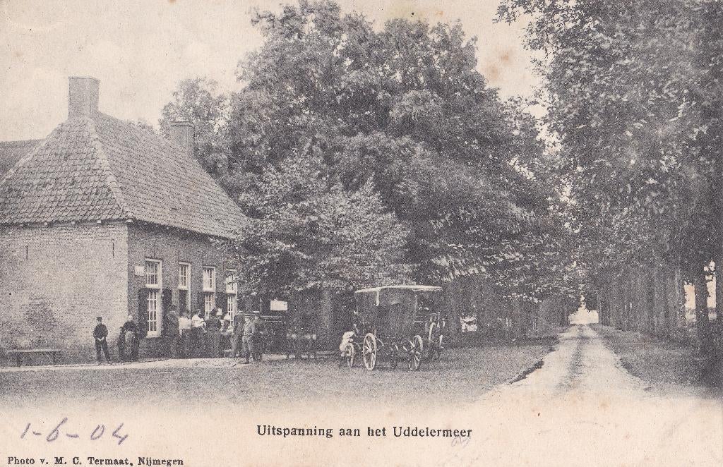 Uddel Uitspanning aan het Uddelermeer, Ophalen of Verzenden, Voor 1920, Gelopen, Gelderland