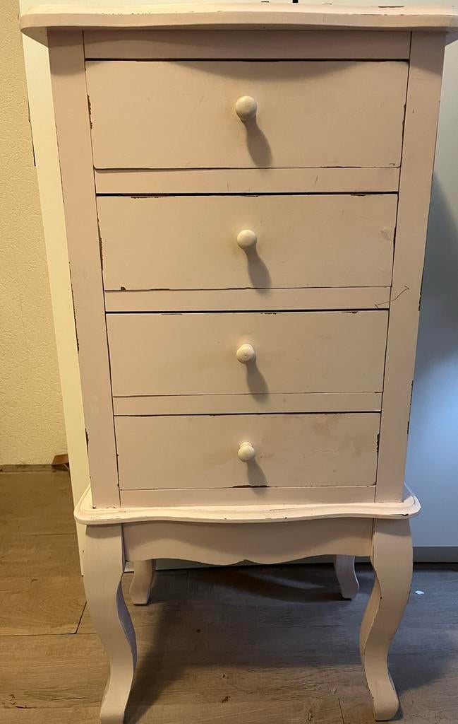 Roze ladekastje, Huis en Inrichting, Kasten | Ladekasten, Ophalen, Minder dan 50 cm, Gebruikt, 3 of 4 laden