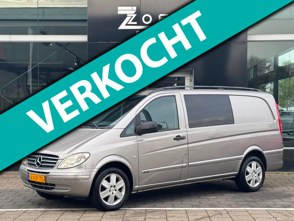Mercedes-Benz Vito 115 CDI 320 Lang DC luxe, Auto's, Bestelauto's, Bedrijf, Te koop, ABS, Airbags, Airconditioning, Centrale vergrendeling