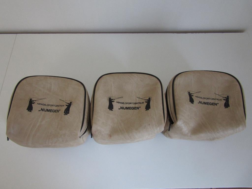 3 hengelsportcentrum nijmegen molentassen oldskool, Ophalen of Verzenden, Zo goed als nieuw, Overige typen