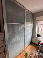 IKEA PAX schuifdeuren met matglas - Goede staat, Ophalen, Gebruikt, 100 tot 150 cm, 200 cm of meer