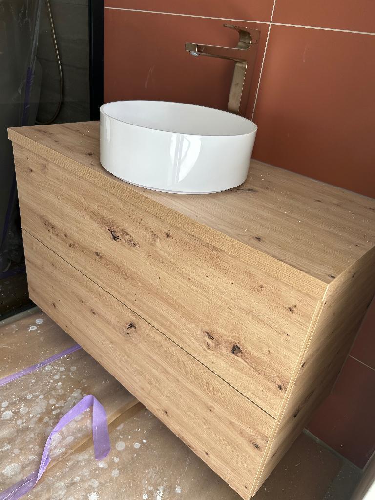 Detremmerie badkamermeubel, Huis en Inrichting, Badkamer | Badkamermeubels, Ophalen, 50 tot 100 cm, Zo goed als nieuw, Minder dan 100 cm