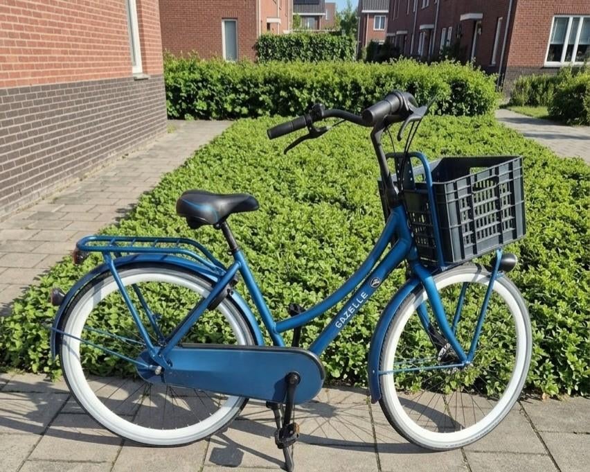 ​ZO GOED ALS NIEUW ! Gazelle! Esprit C3 – Matblauw – Maat 49, Ophalen, 47 tot 50 cm, Versnellingen, Zo goed als nieuw