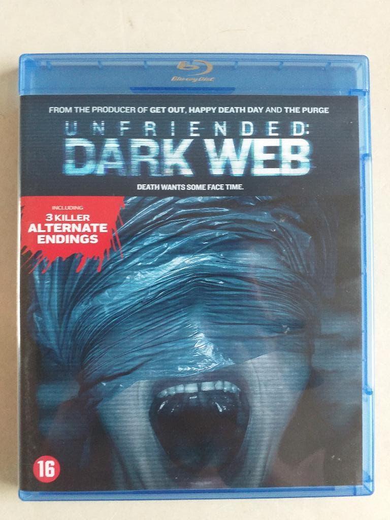 Unfriended Dark Web Bluray, Ophalen of Verzenden, Zo goed als nieuw, Horror