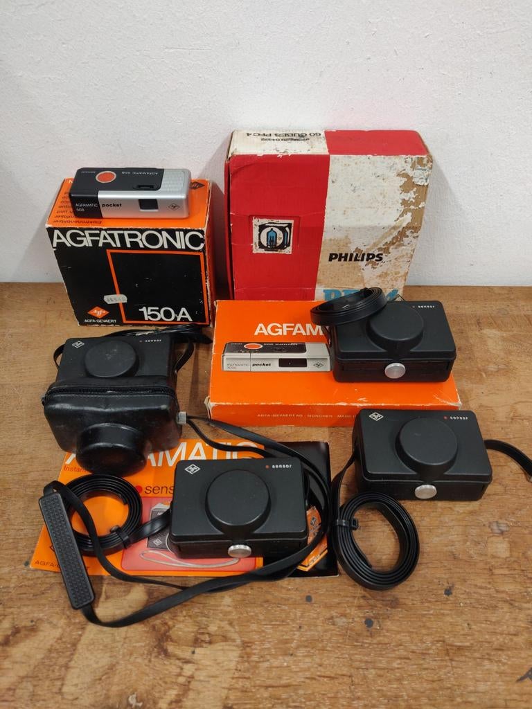 7x AGFA Sensor + acc., Ophalen of Verzenden, Gebruikt, Compact, Overige Merken