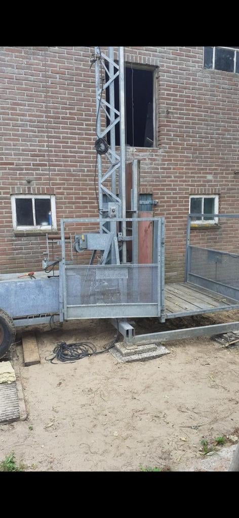 Bouwlift 6 meter, Doe-het-zelf en Verbouw, Bouwliften, Ophalen