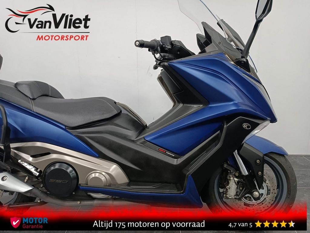 Zeer Mooie Kymco AK 550 Super Touring Mat Blauw (bj 2020), Scooter, Kymco, Bedrijf, Onbekend